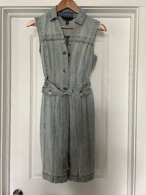 denim slip dress Denim Hearts Slip Dress